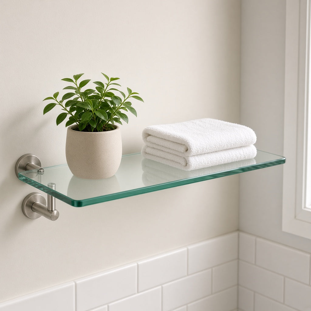 Toughened Glass Shelf – Made to Measure