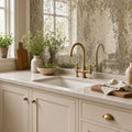 Bronze Antique-Effect Mirror Splashback